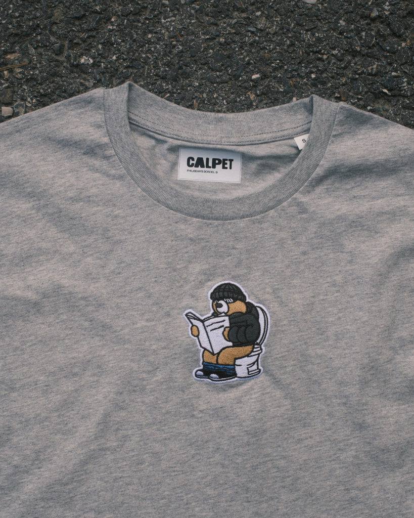 T-SHIRT GRIS - Toilets Philibear's Bordel