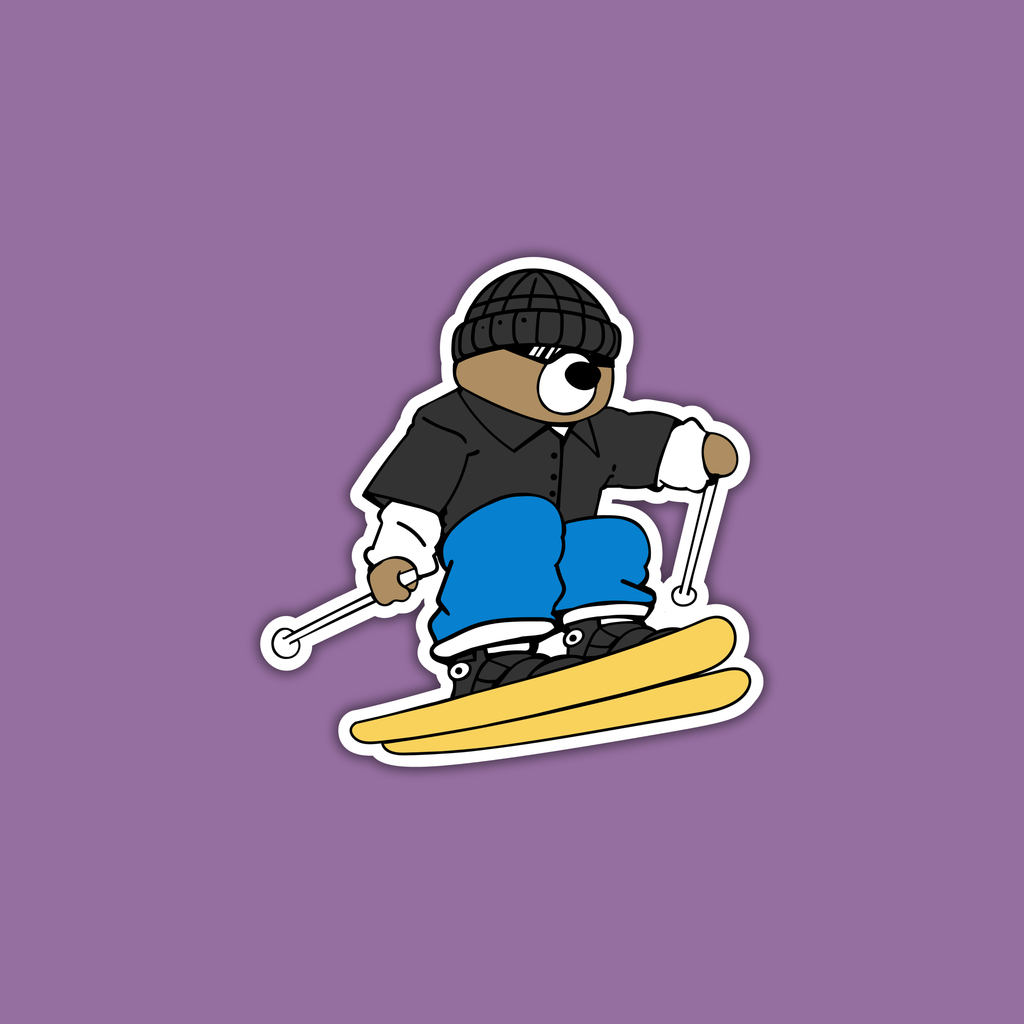 STICKER - Skier Philibear's Bordel