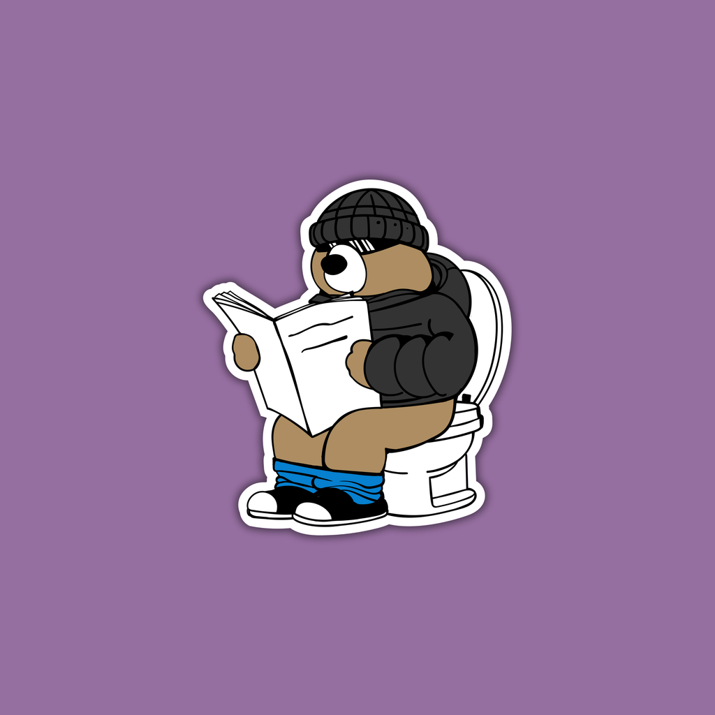 STICKER - Toilets Philibear's Bordel